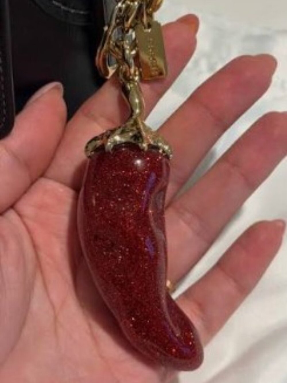 Coach Chili Pepper Bag Charm CER94 - Picture 4 of 6